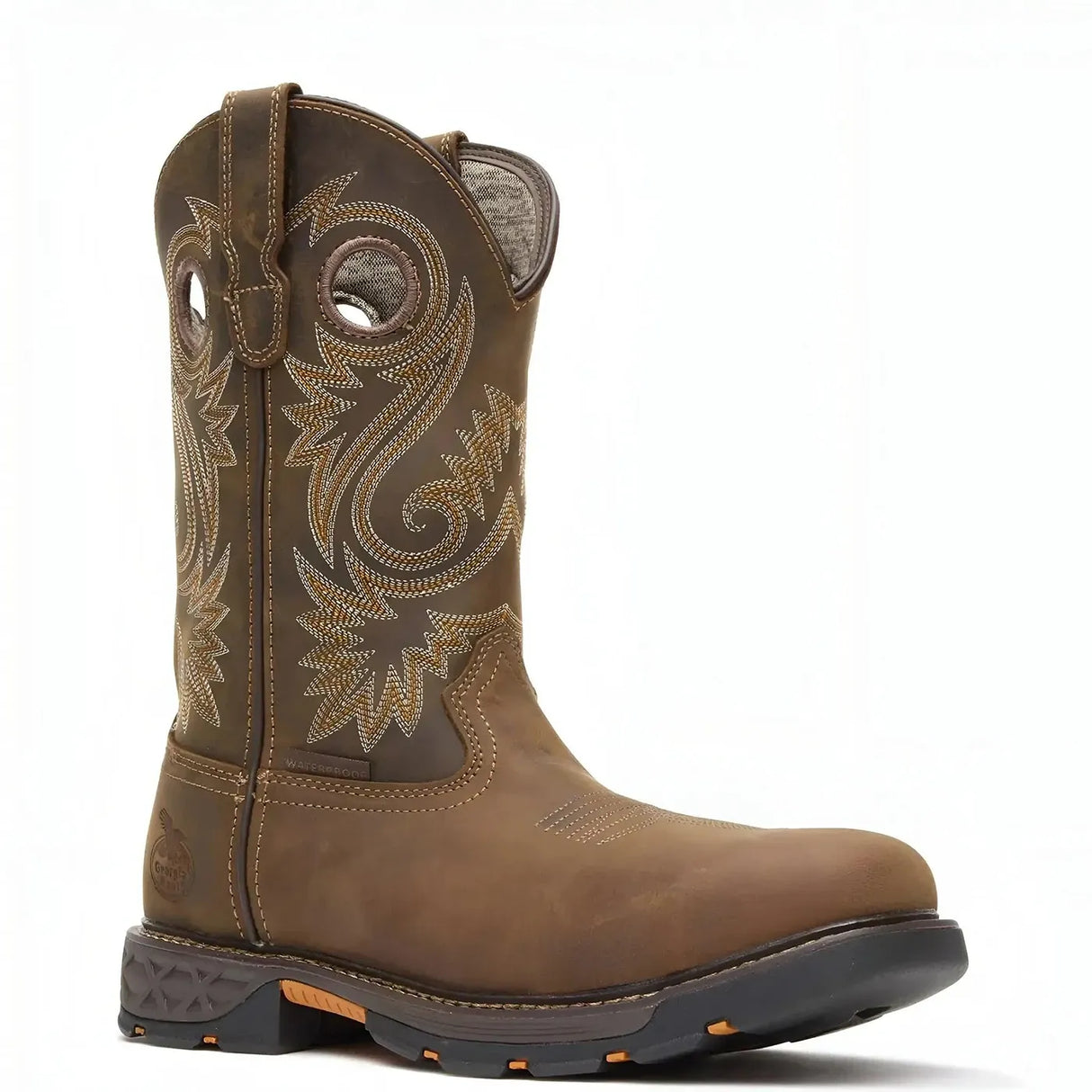 Georgia Boot Carbo-Tec FLX Alloy Toe Waterproof Pull-on Boot Crazy Horse Inner