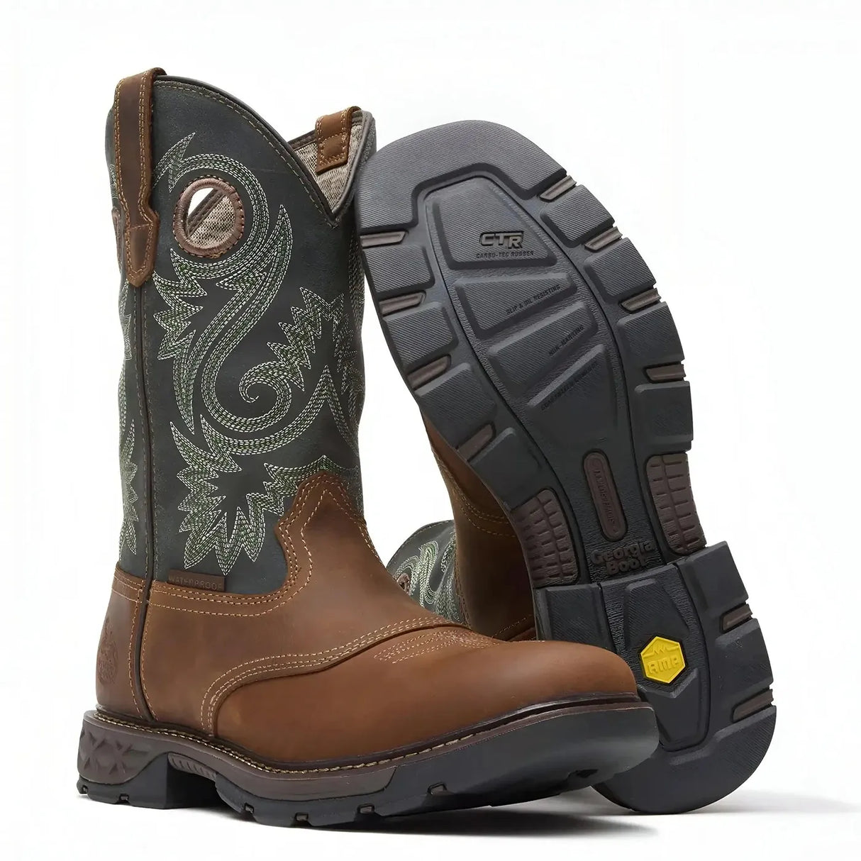 Georgia Boot Carbo-Tec FLX Waterproof Pull-on Work Boot Sole