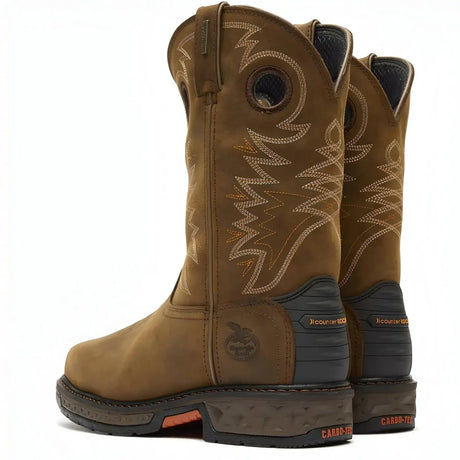 Georgia Boot Carbo-Tec LT Alloy Toe Waterproof Pull-On Boot Heel