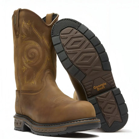 Georgia Boot Carbo-Tec LT Composite Toe Waterproof Work Wellington Sole