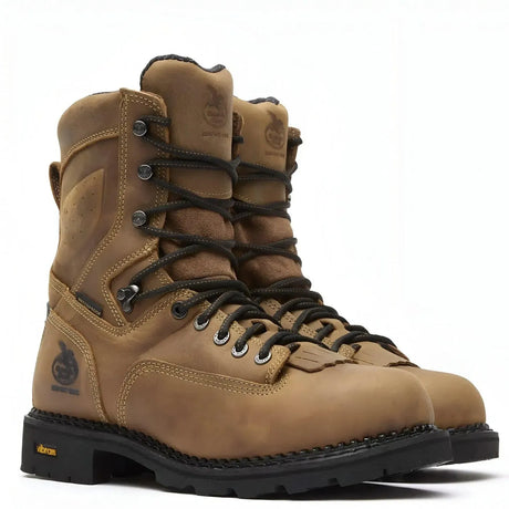 Georgia Boot Comfort Core Waterproof Low Heel Logger Work Boot Medial