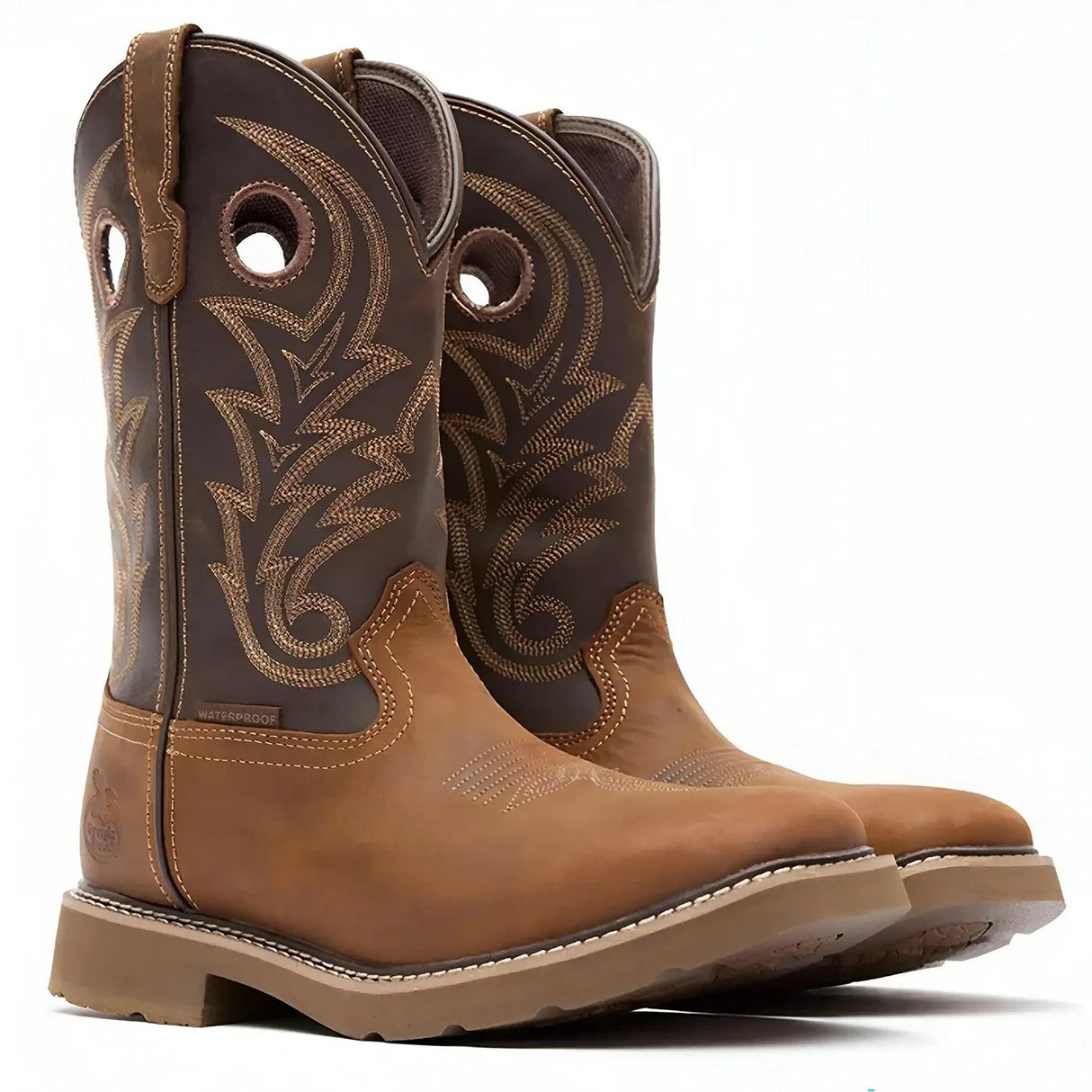 Georgia Boot Core 37 Western 11" Waterproof Pull-On Work Boot Medial