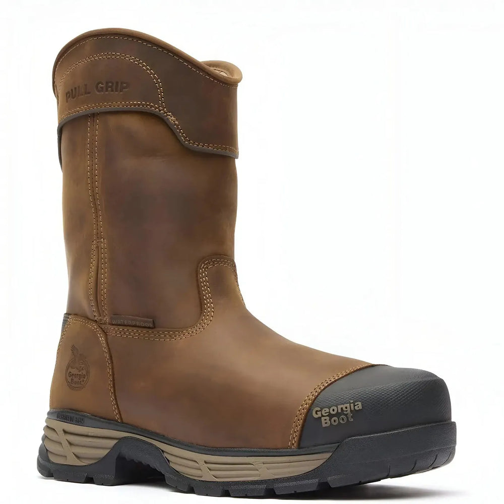 Georgia Boot Durablend Edge 10" Waterproof Alloy Toe Pull On Work Boot Inner