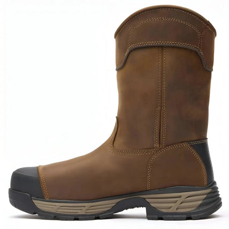 Georgia Boot Durablend Edge 10" Waterproof Alloy Toe Pull On Work Boot Side