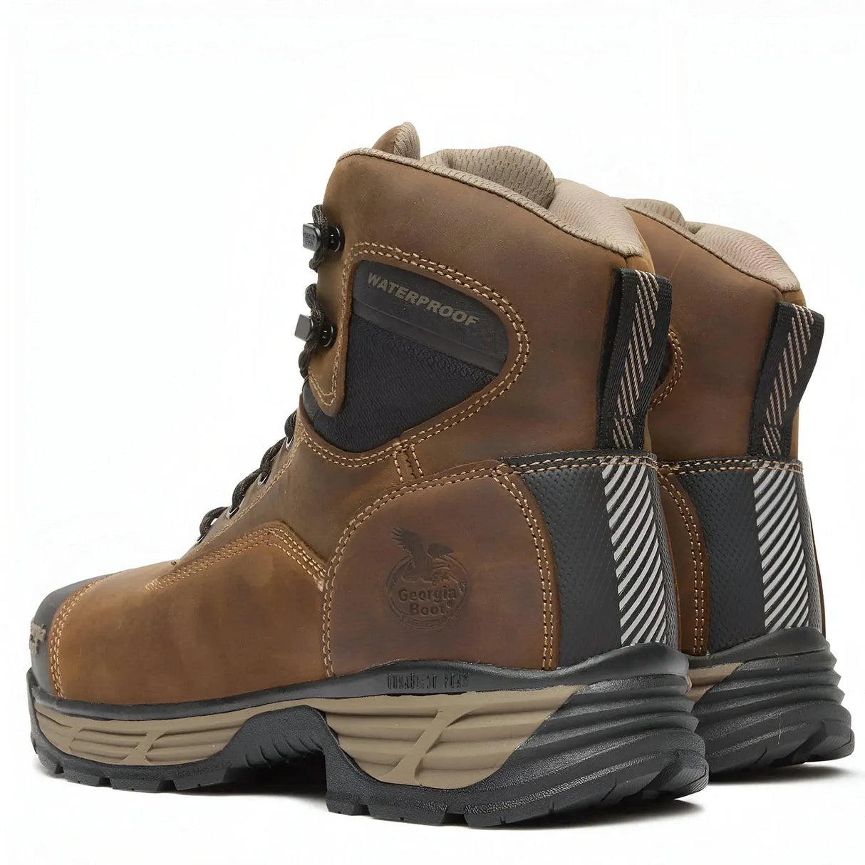 Georgia Boot Durablend Edge 6" Waterproof Alloy-Toe Work Boot Heel