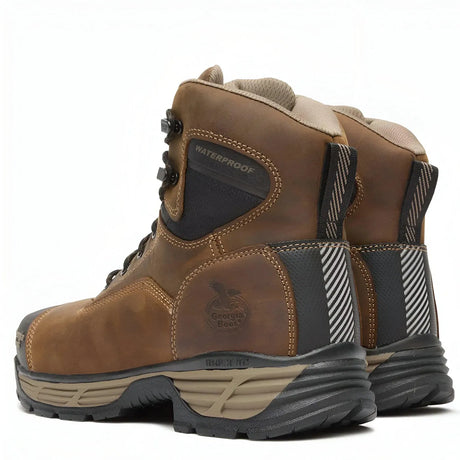 Georgia Boot Durablend Edge 6" Waterproof Alloy-Toe Work Boot Heel