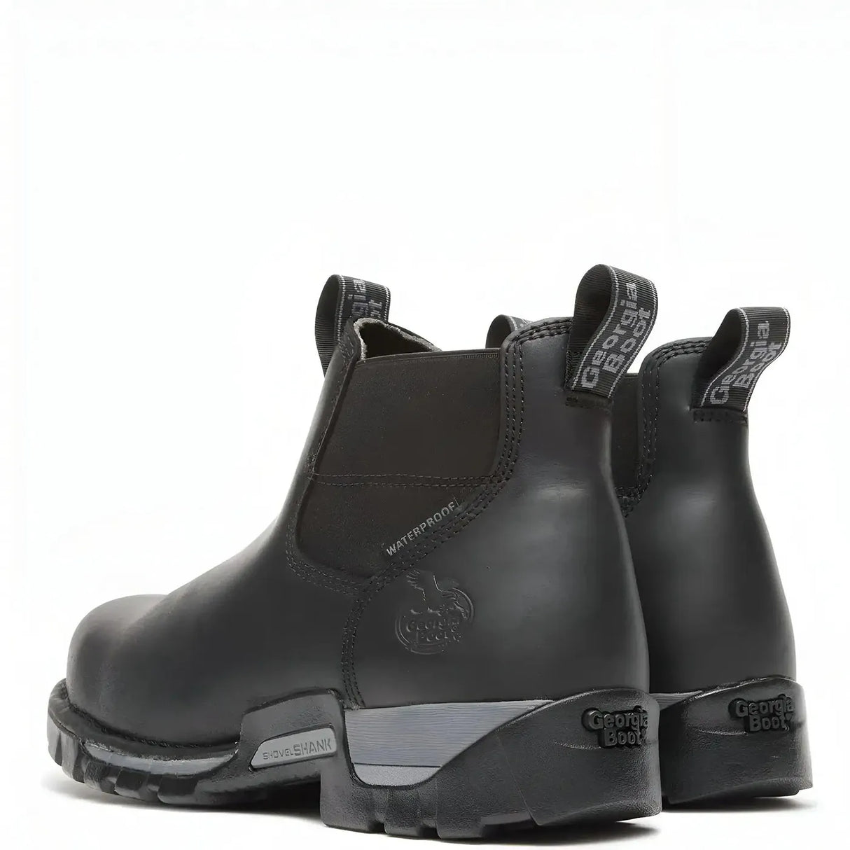 Georgia Boot Eagle One Steel Toe Waterproof Chelsea Boot Heel