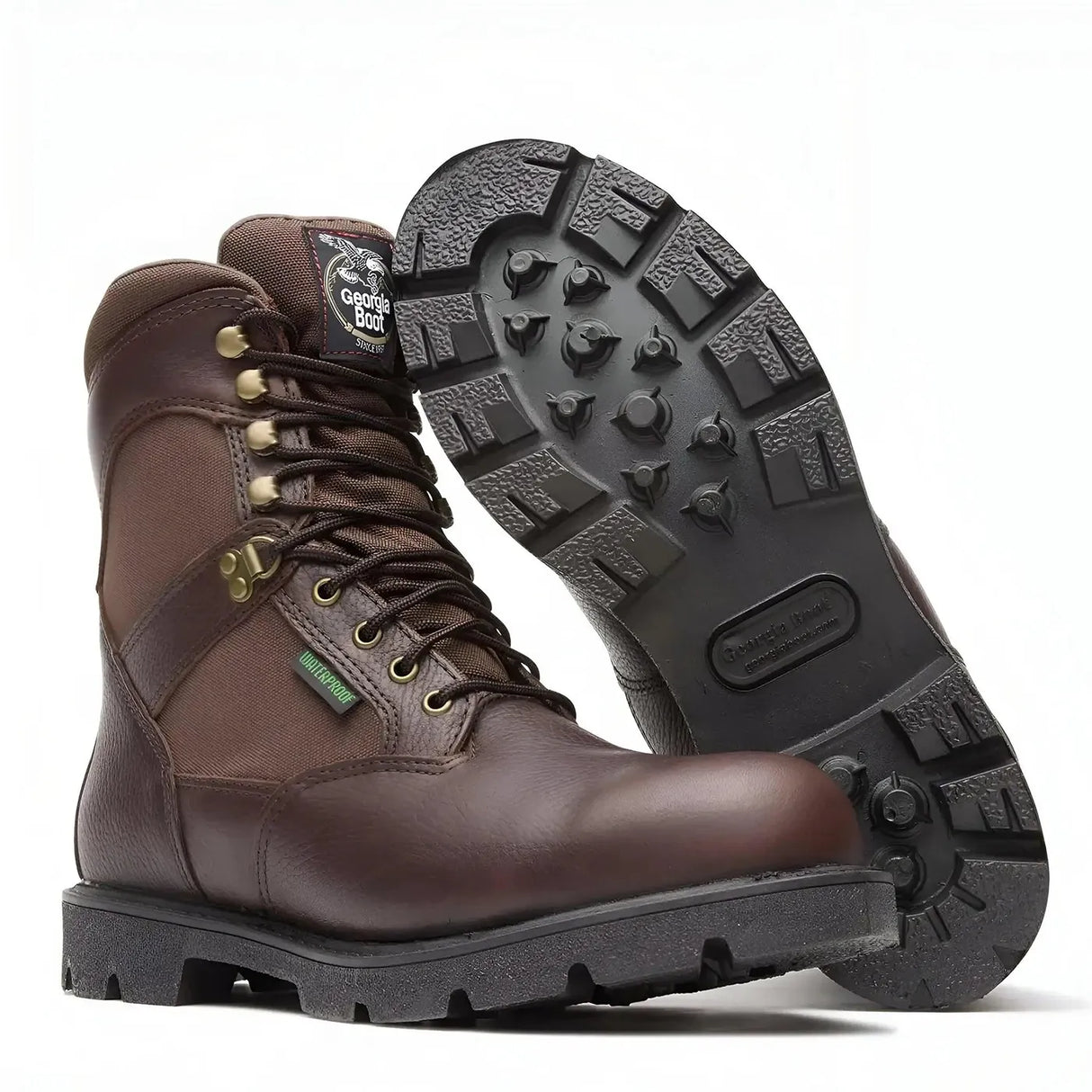 Georgia Boot Homeland 8" Steel Toe Waterproof Work Boot Sole