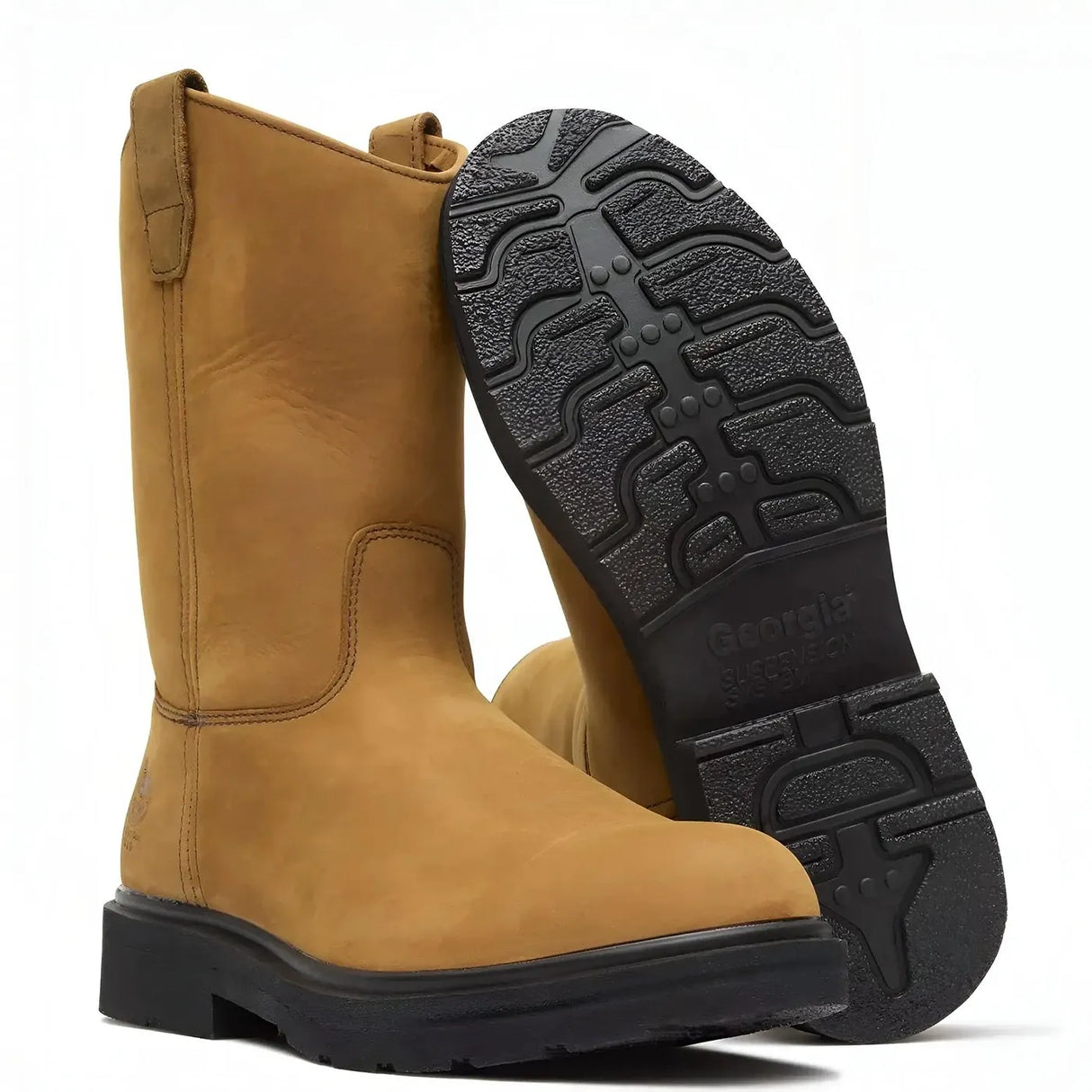 Georgia Boot Steel Toe Static-Dissipative Work Pull On Sole