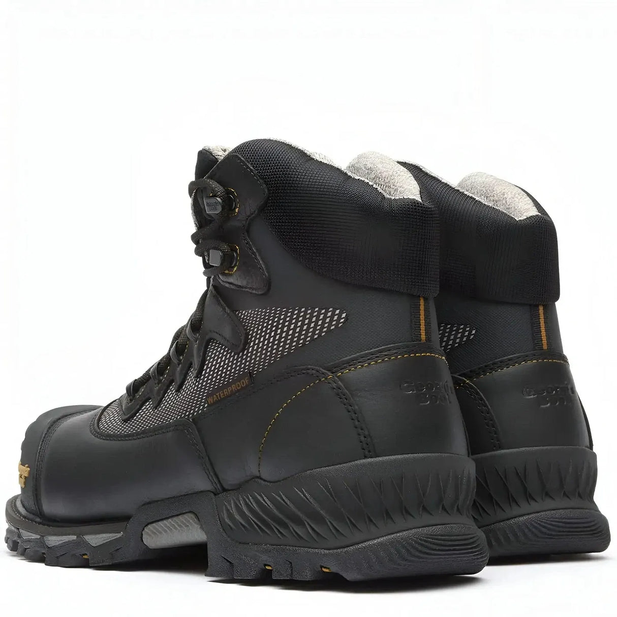 Georgia Boot Rumbler Composite Toe Waterproof Hiker Work Boot Heel