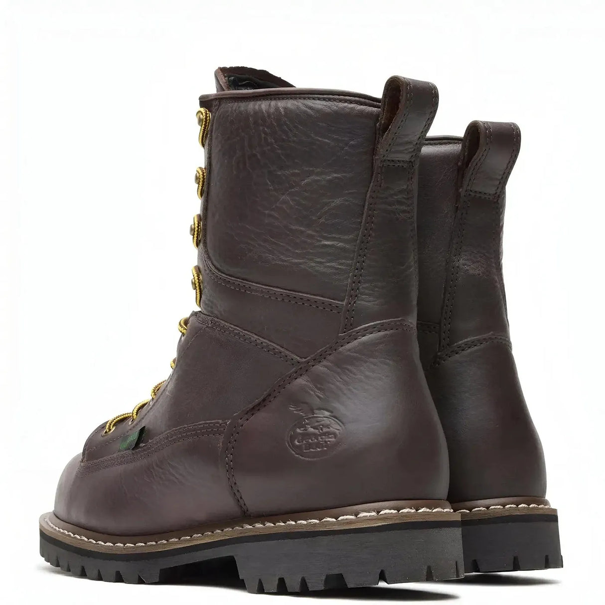 Georgia Boot Steel Toe Waterproof Lace-To-Toe Work Boot Heel