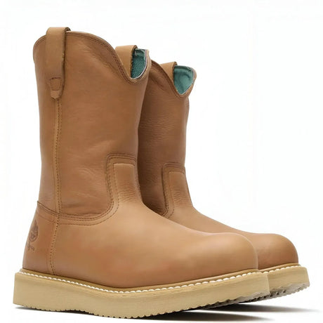 Georgia Boot Wedge Steel Toe Pull On Work Boot Medial