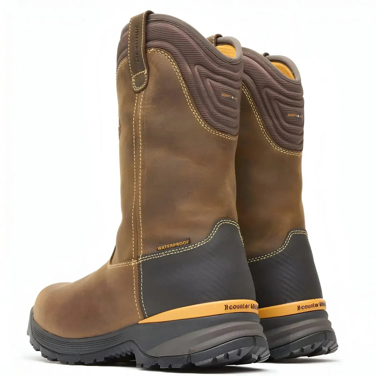 Georgia Boot TBD Waterproof Wellington Pull-On Boot Heel