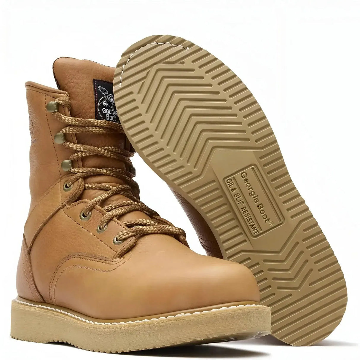 Georgia Boot Wedge 8" Work Boot Sole