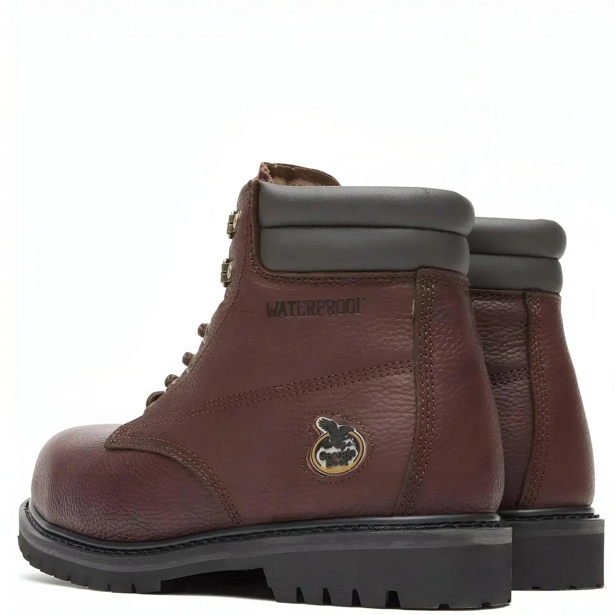 Georgia Boot Oiler Steel Toe Waterproof Work Boot Heel