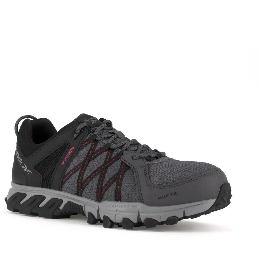 Trailgrip Alloy-Toe Athletic Work Shoe Grey/Black