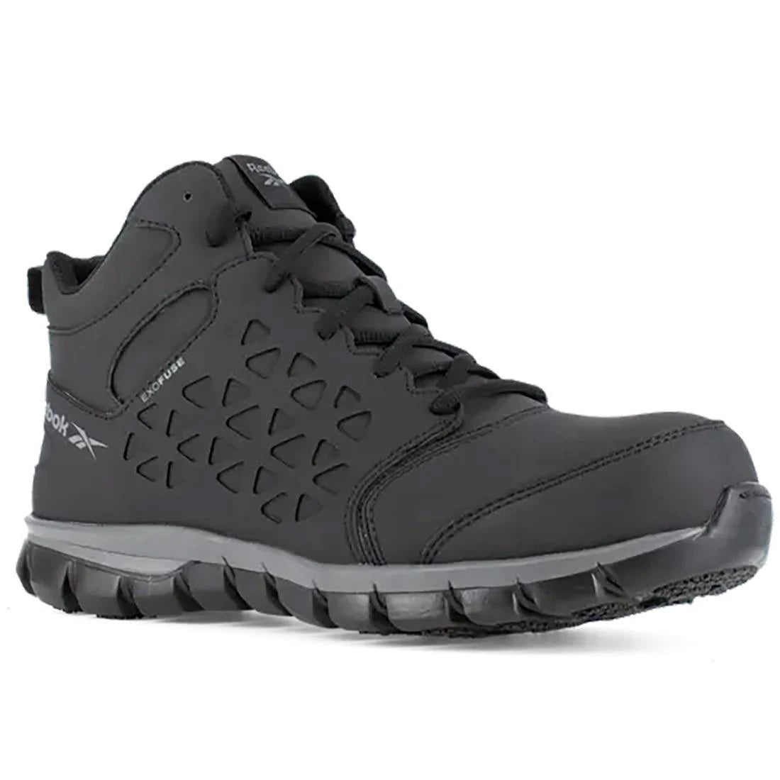 Sublite Cushion Composite-Toe Work Shoe Black/Gray