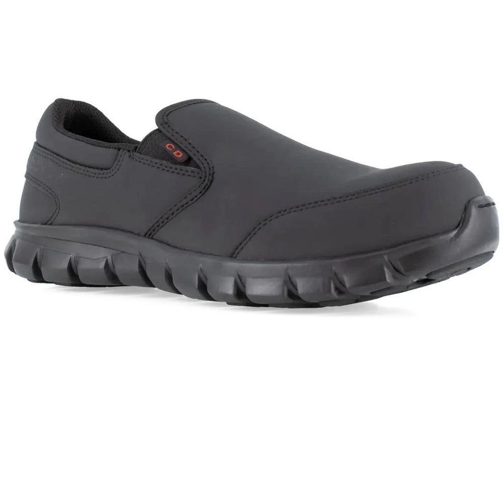Sublite Cushion Composite-Toe Work Shoe Black