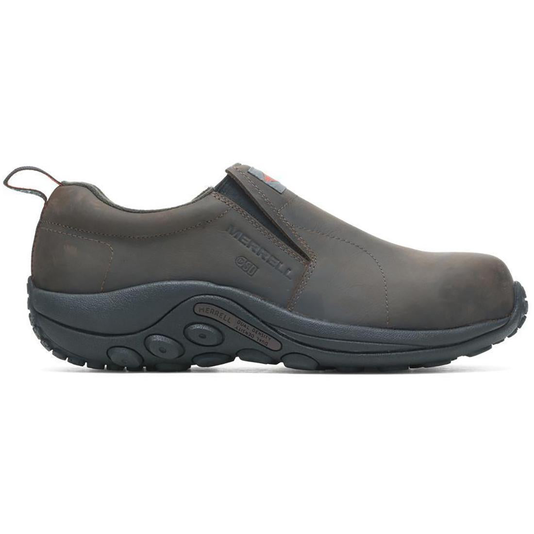 Merrell Jungle Moc Ltr Sd Men's Carbon-Fiber Work Shoes Espresso Profile View
