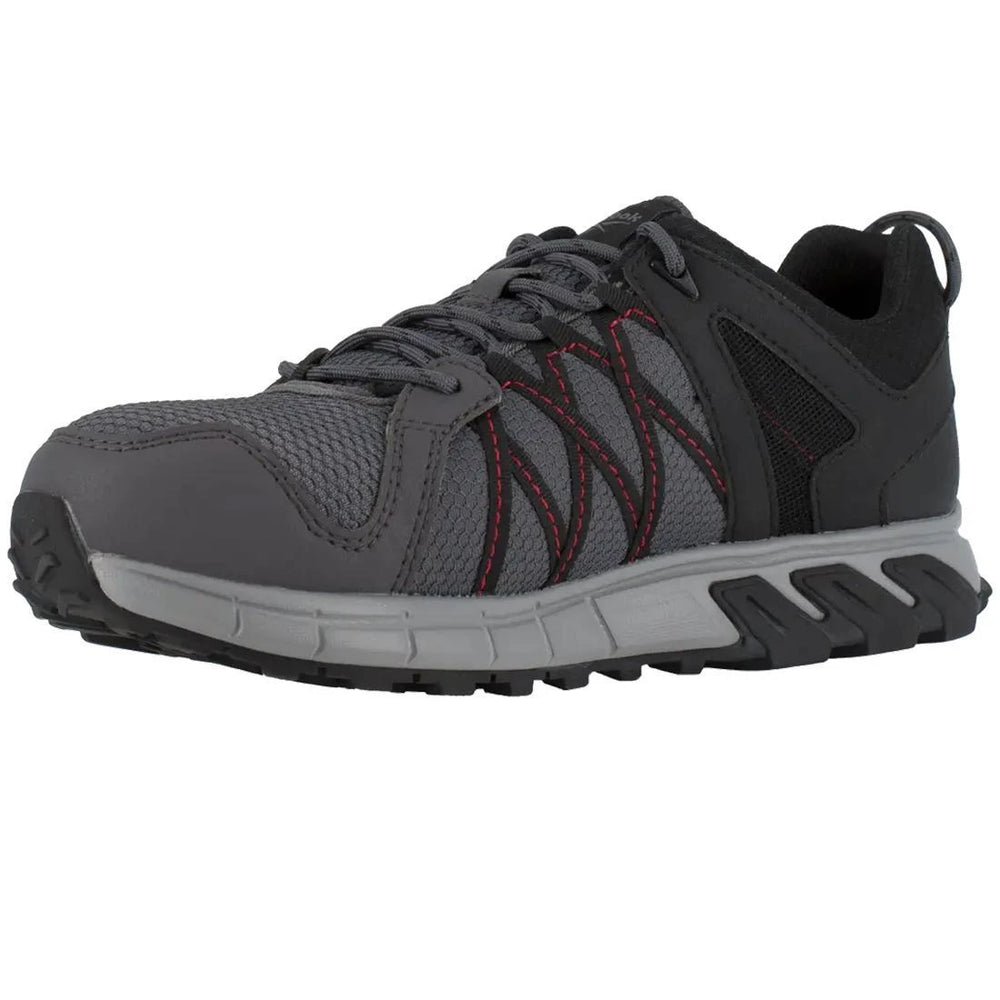Trailgrip Alloy-Toe Athletic Work Shoe Grey/Black