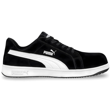 Puma Safety Iconic Suede Low Men's Composite-Toe Shoe Black image view 1