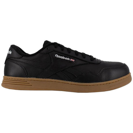 Reebok Work Club Memt Composite-Toe Work Shoe Black Profile View