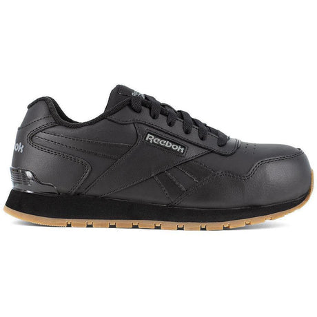 Reebok Work Harman Composite-Toe Athletic Work Shoe Black Profile View