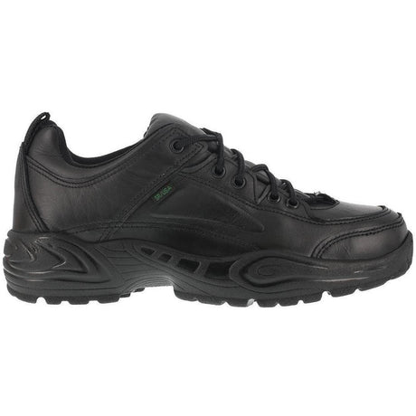 Reebok Work Postal Express Soft-Toe Waterproof Shoe Black Profile View