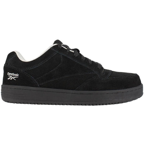 Reebok Work Soyay Steel-Toe Athletic Work Shoe Black Profile View