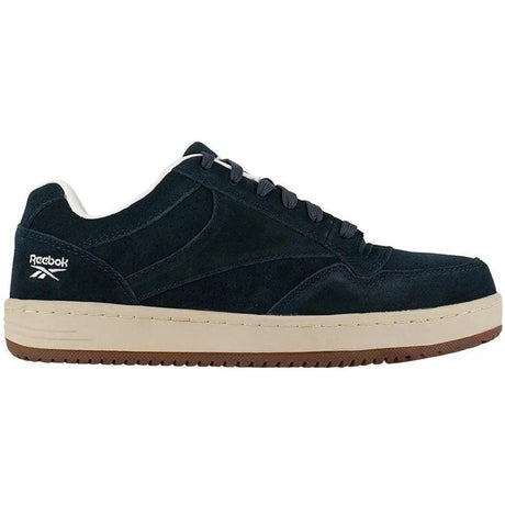 Reebok Work Soyay Steel-Toe Athletic Work Shoe Navy Profile View