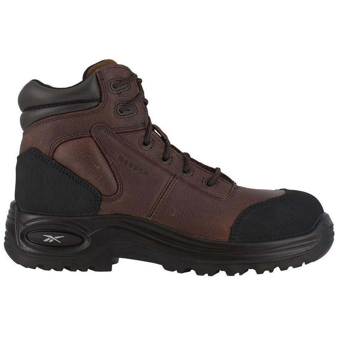 Reebok Work Trainex 6 Inch Composite-Toe Work Boot Brown Profile View