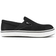 Reebok Work Women's Comfortie Steel-Toe Slip on Work Shoe Black/White Profile View