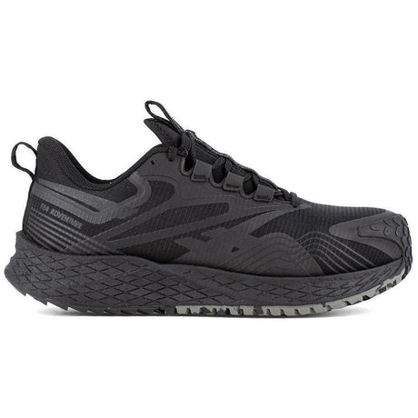 Reebok Work Women's Fe4 Adventure Composite-Toe Athletic Work Shoe Black Profile View