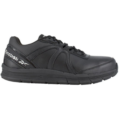 Reebok Work Women's Guide Steel-Toe Athletic Work Shoe Black Profile View