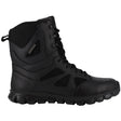 Reebok Work Women's Sublite Cushion 8 Inch Soft Toe Tactical Boot Black Profile View