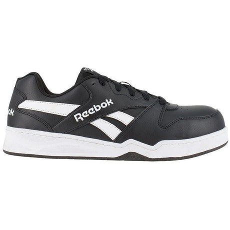 Reebok Work Bb4500 Composite-Toe Athletic Work Shoe Black/White Profile View