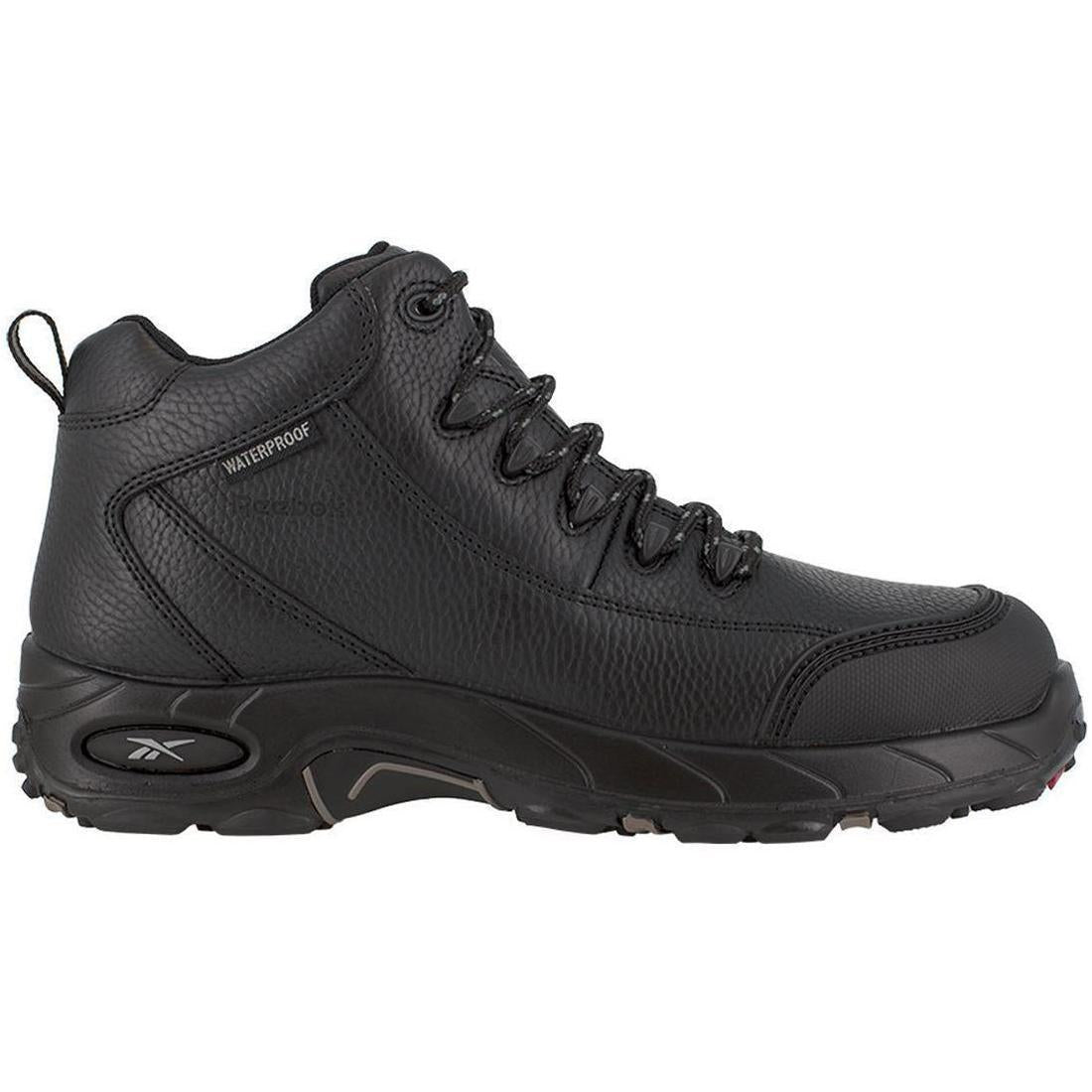 Reebok Work Tiahawk Composite-Toe Work Boot Black Profile View