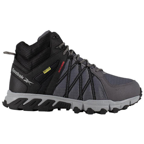 Reebok Work Trailgrip Alloy-Toe Athletic Work Boot Grey/Black Profile View