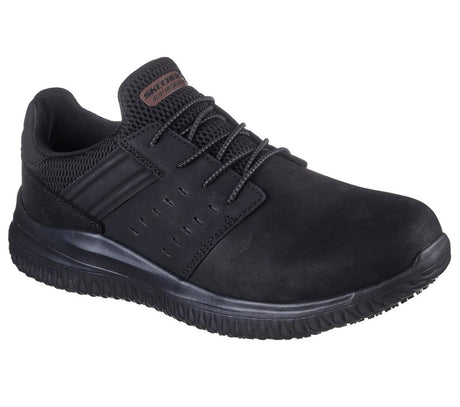 Skechers Work Delson 3.0 Sr Slip Resistant Shoe Black 200288/BLK Image