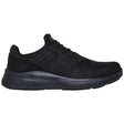 Skechers Work Delson 3.0 Sr Slip Resistant Shoe Black Profile View
