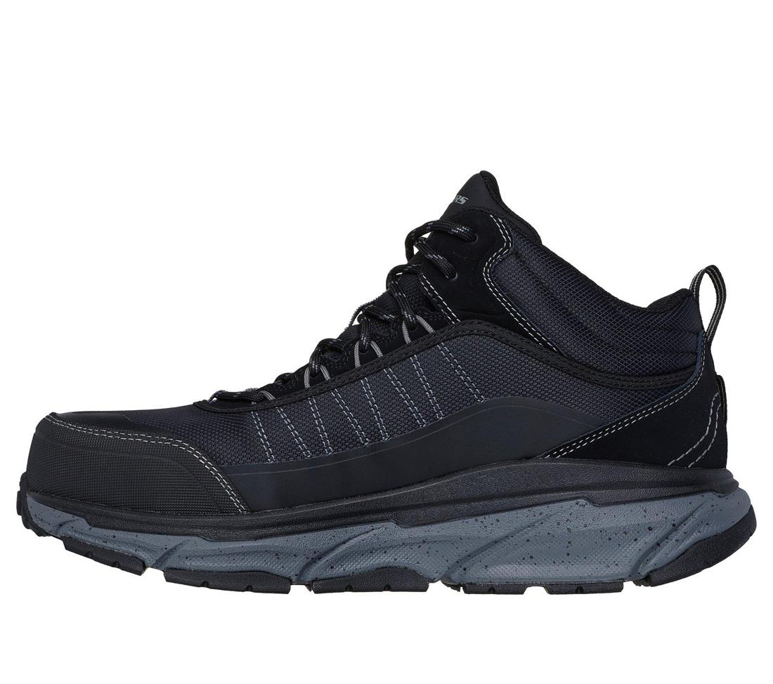 Skechers Work D'Lux Journey Sr Terrain Guard Composite-Toe Boot Black/Gray 200270/BKGY Medial Image