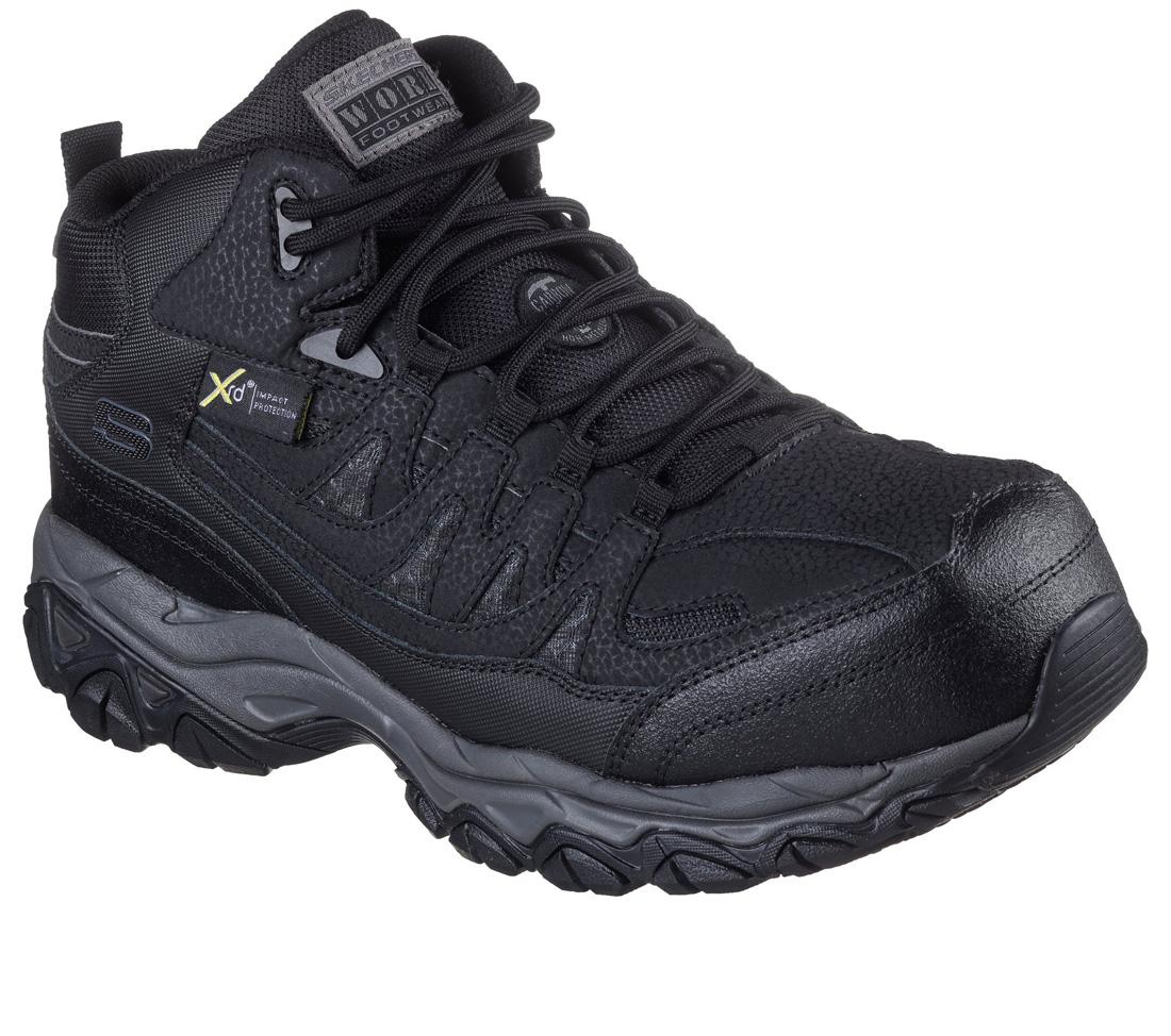 Skechers Work Holdredge Thorem Carbon-Toe Boot Black 200355/BLK Image