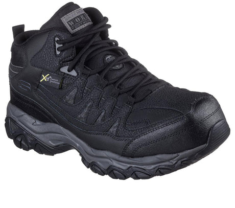 Skechers Work Holdredge Thorem Carbon-Toe Boot Black 200355/BLK Image