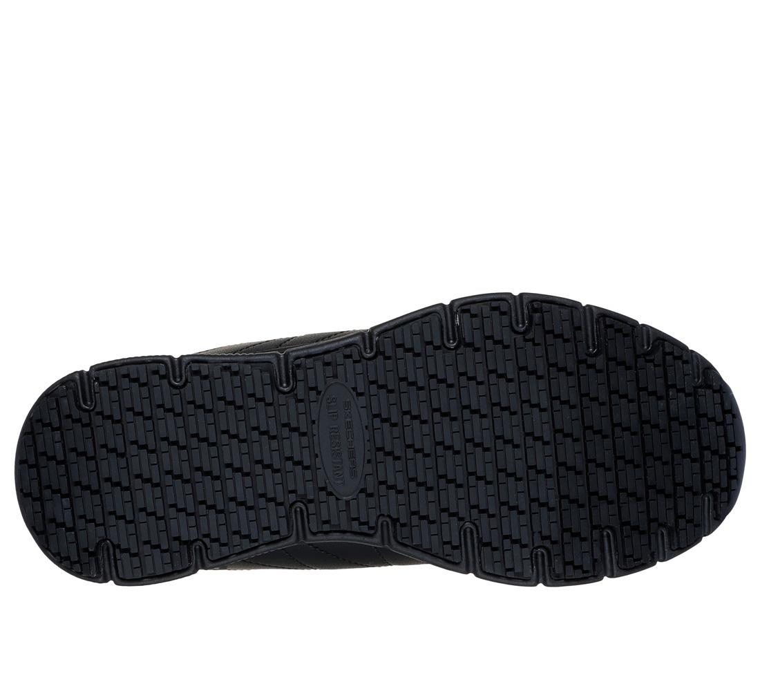 Skechers Work Nampa Beja Slip Resistant Shoe Black 108214/BLK Sole Image