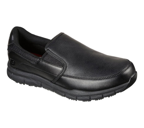 Skechers Work Nampa Groton Slip Resistant Shoe Black 77157/BLK Image