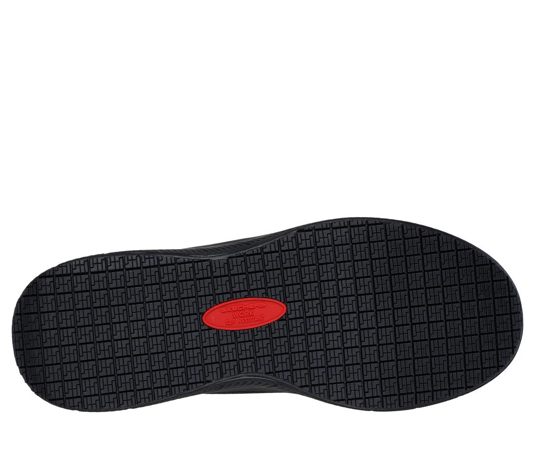 Skechers Work Summits Sr Colsin Slip Resistant Shoe Black 200205/BBK Sole Image