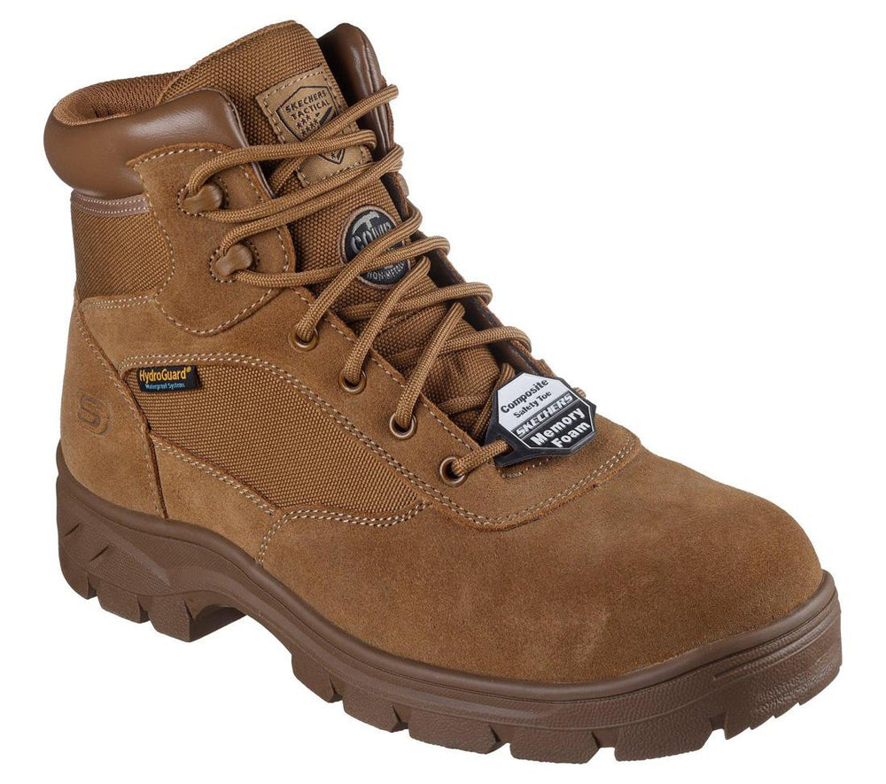 Skechers Work Wascana Baylan Composite-Toe Boot Coyote Brown 200112/CML Image