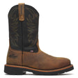 Thorogood Square Toe WGTN 11" Steel Toe Waterproof Boot Crazy Horse Black side view