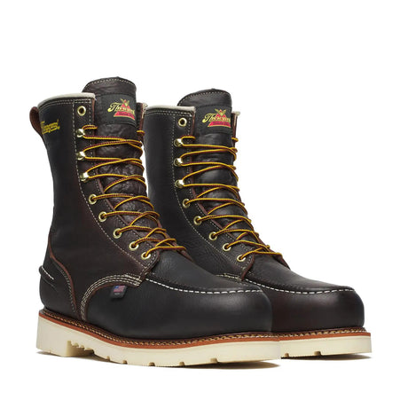 Thorogood 1957 Series 8" Waterproof Steel-Toe Boot Briar Pitstop Medial View