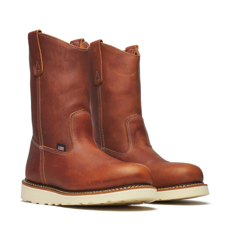 Thorogood American Heritage 11" Pull-On Boot Maxwear Wedge Tobacco Medial View